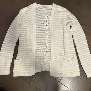 Pink Republic white cardigan size: xs